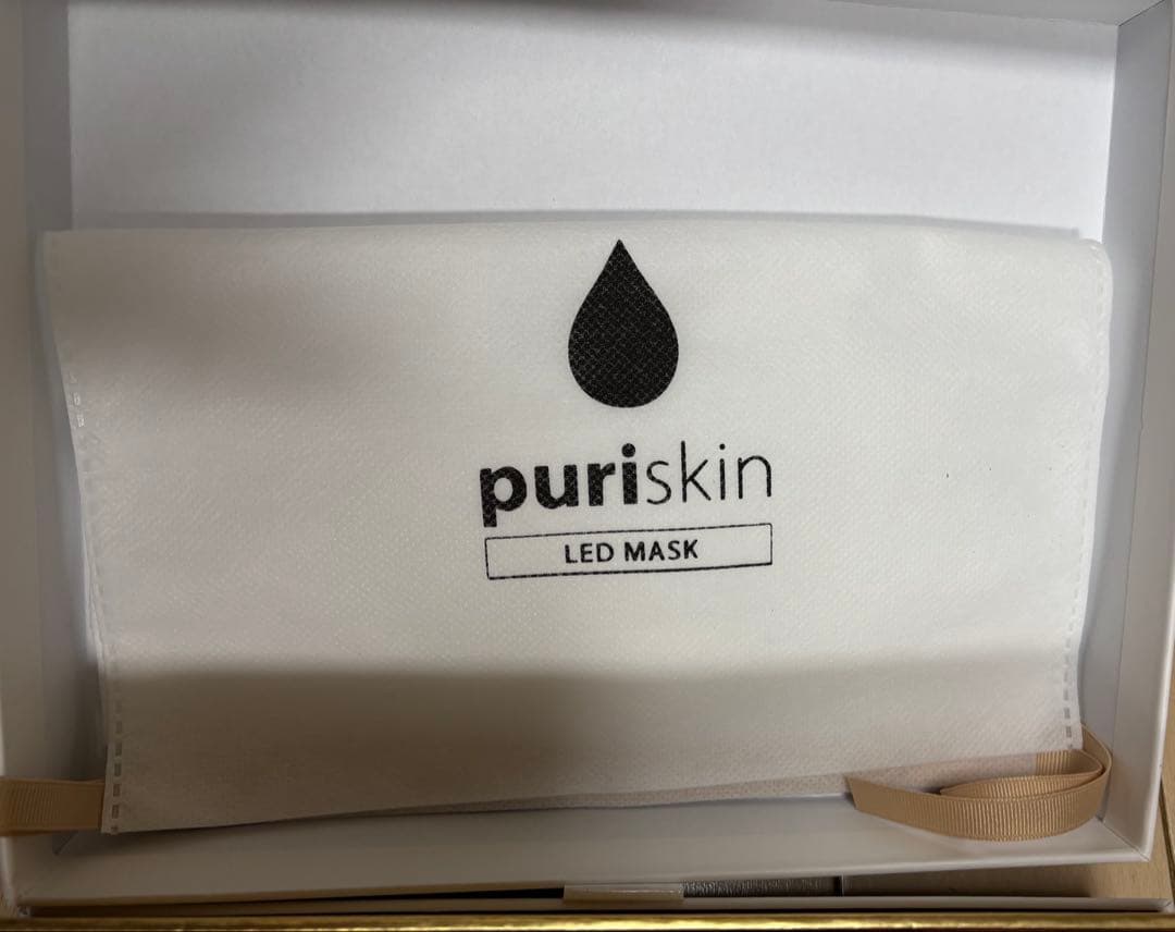 puriskin LEDマスク ゴールド　２個セット